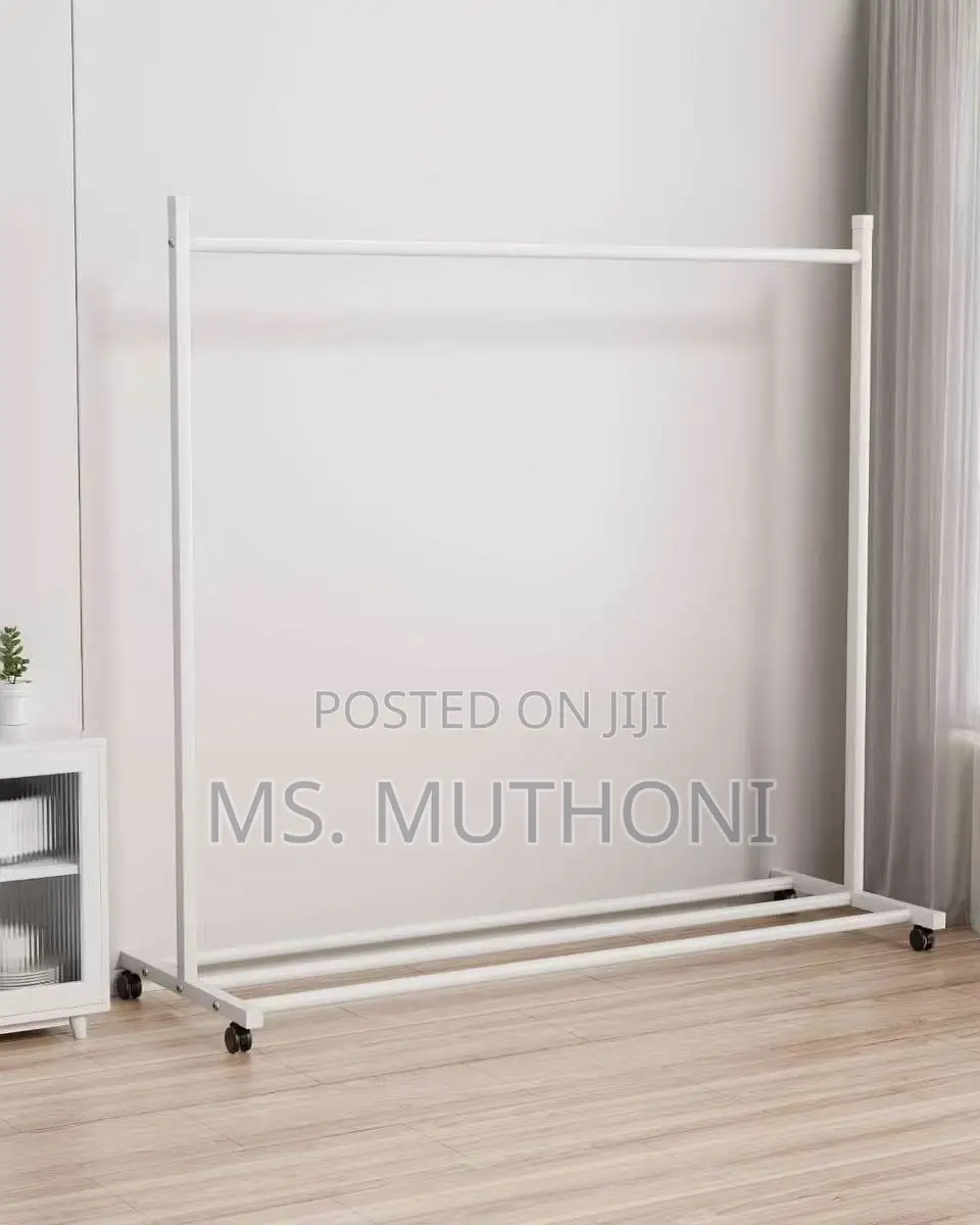 Heavy-Duty Rolling Garment Rack: (160 × 40 × 110 Cm*