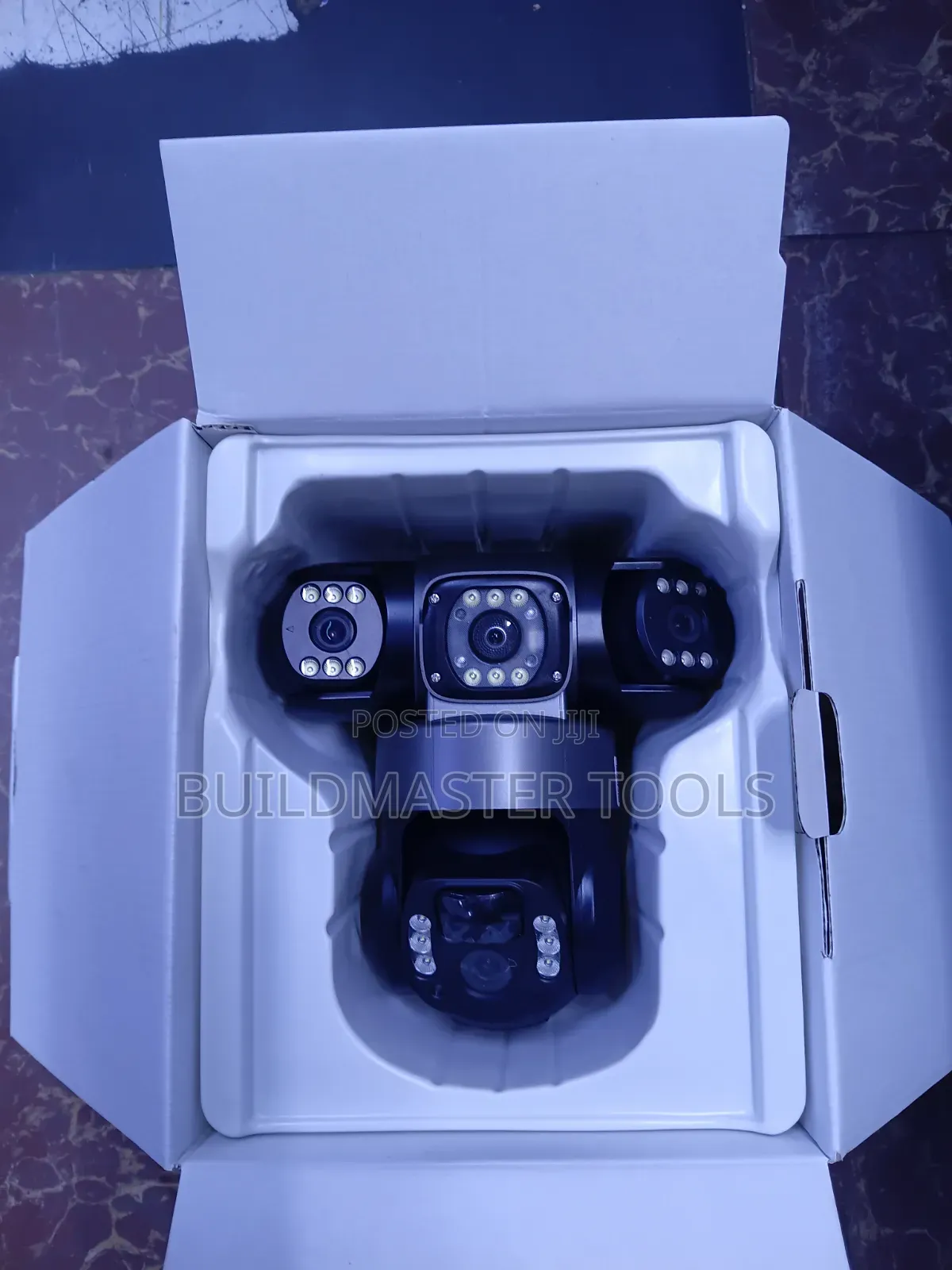 V380 Pro Triple Lens PTZ Solar Security Camera