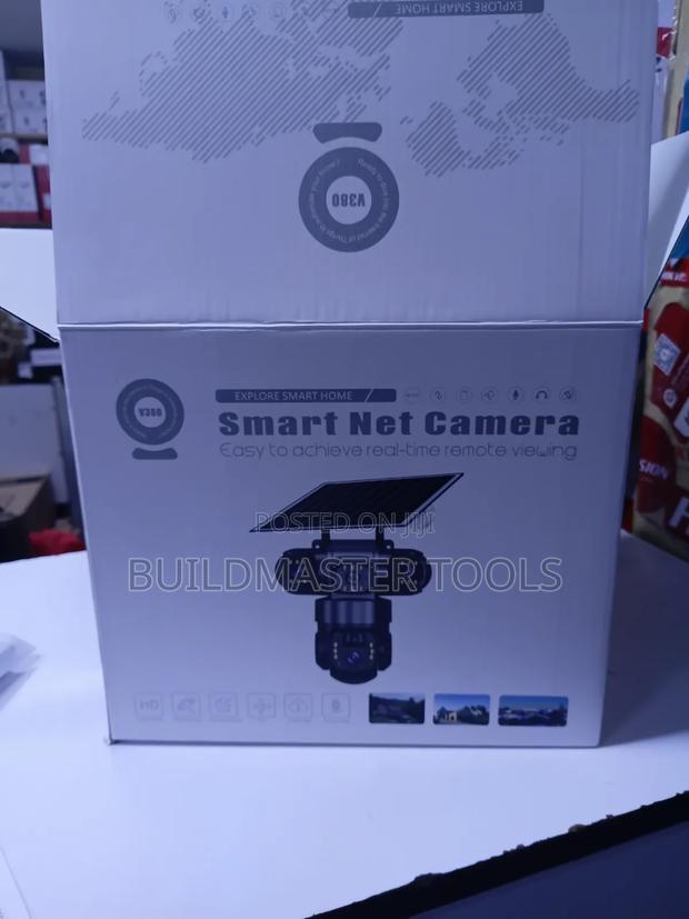 V380 Pro Triple Lens PTZ Solar Security Camera - thumbnail 3