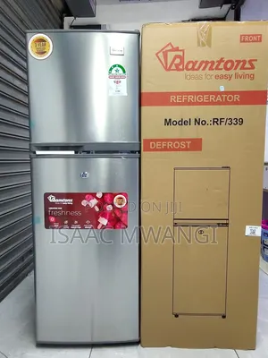 *Ramtons Fridge Double Door 138Litres RF339 _3star Rating_
