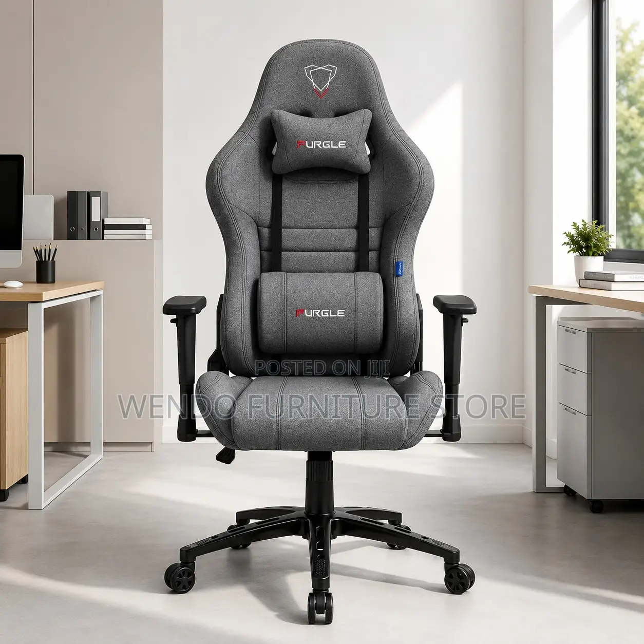 Office Chairs; Fabric Full High Back Office Gaming Chairs