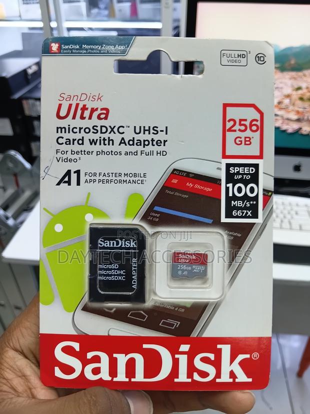 SanDisk Ultra microSD With SD Adapter - 256GB - main view