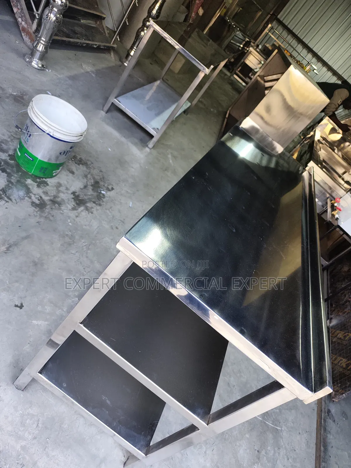 Working Table With Under Shelf