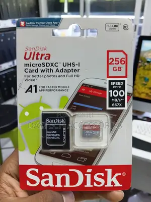 SanDisk Ultra MicroSD 256GB UHS-I Class 10 A1 Memory Card