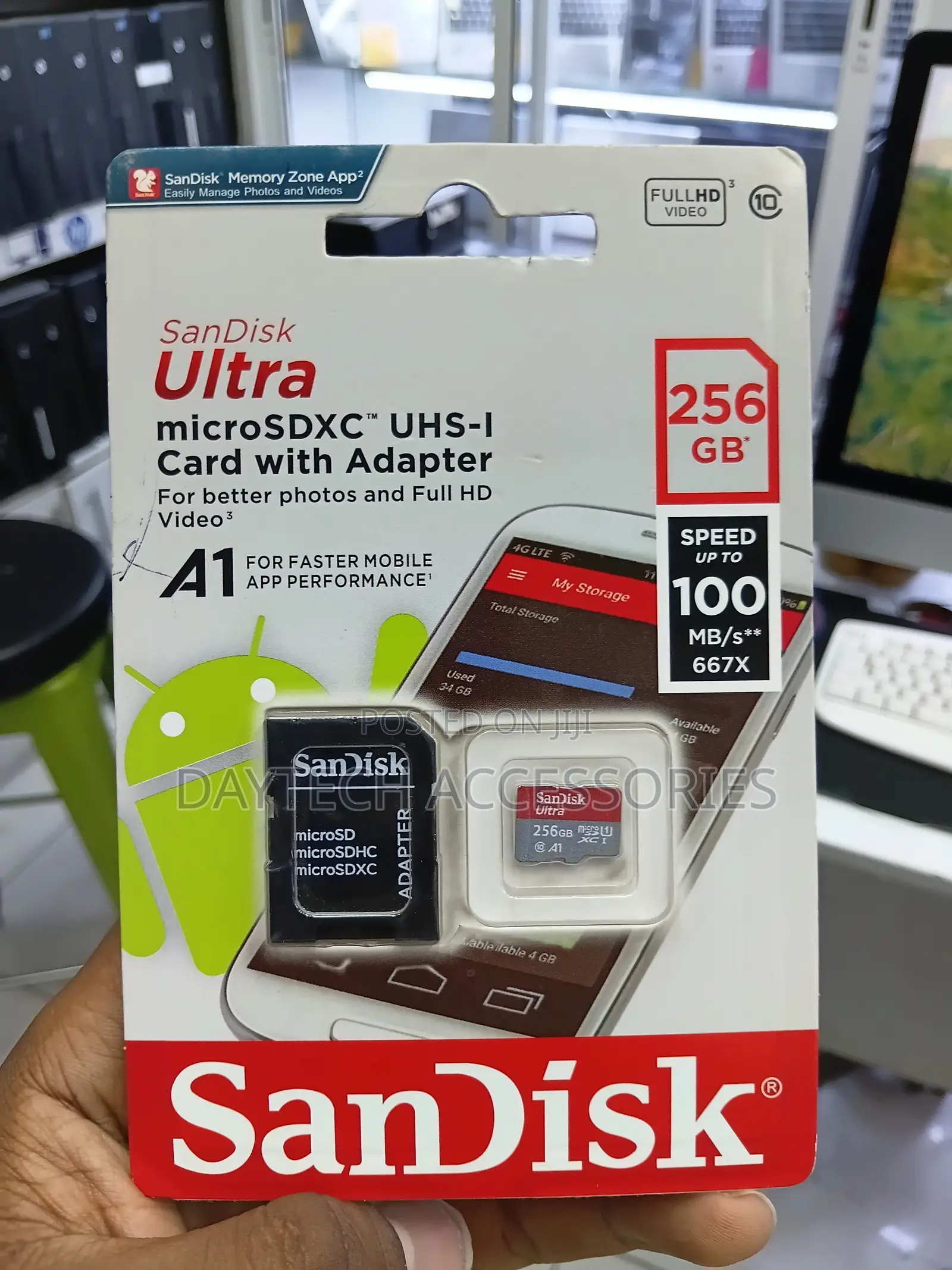SanDisk Ultra MicroSD 256GB UHS-I Class 10 A1 Memory Card