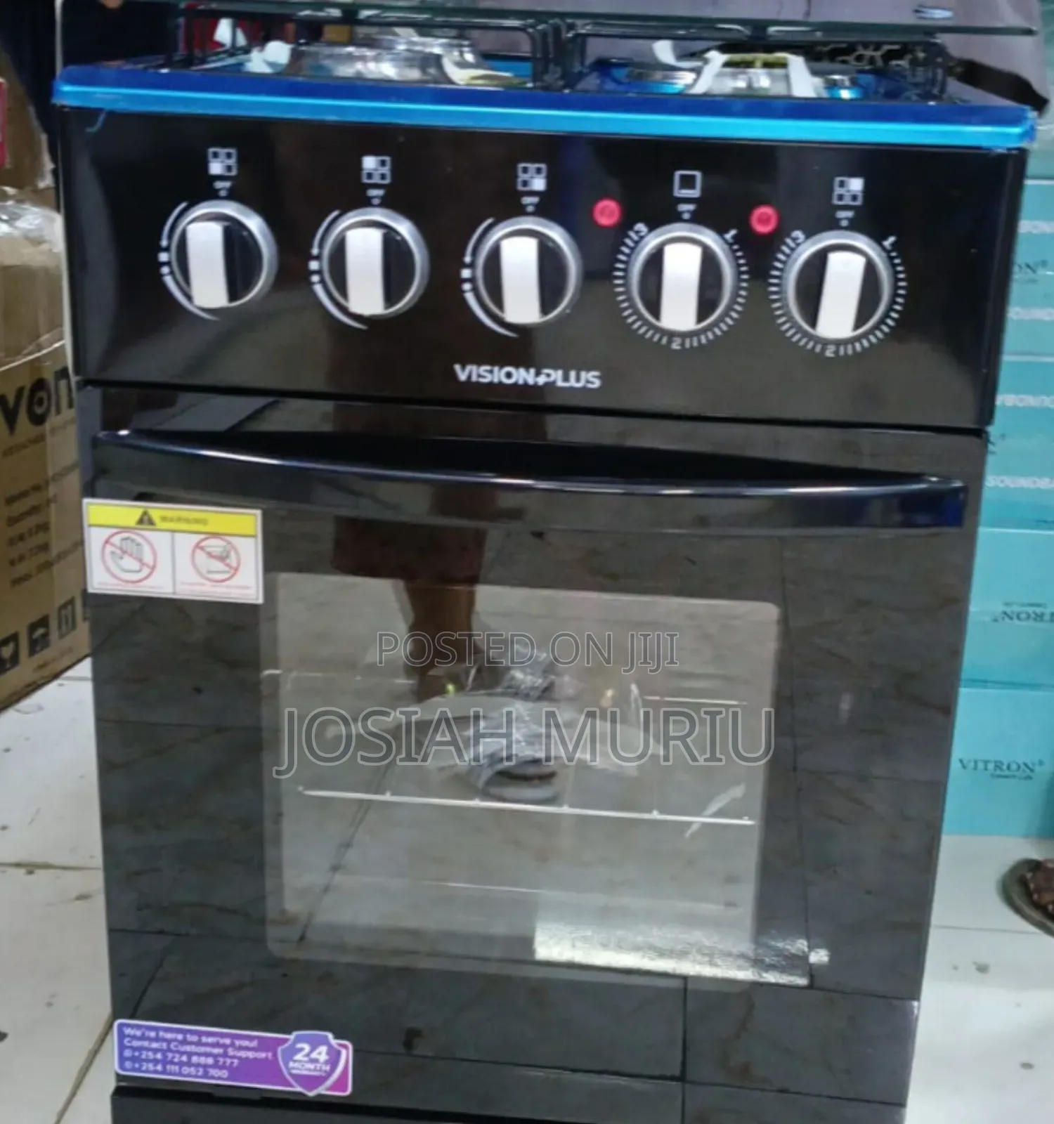 50x55 Vision Plus 3+1 Standing Cooker