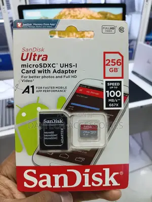 Sandisk Ultra Micro SD Memory Card 256GB 100mb/S