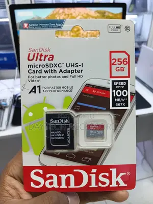 Sandisk Ultra Micro SD Memory Card 256GB 100mb/S