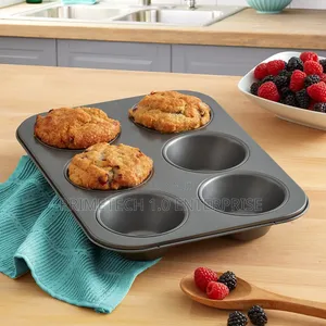 Restocked Nonstick 6 Hole Cupcakes Baking Tin