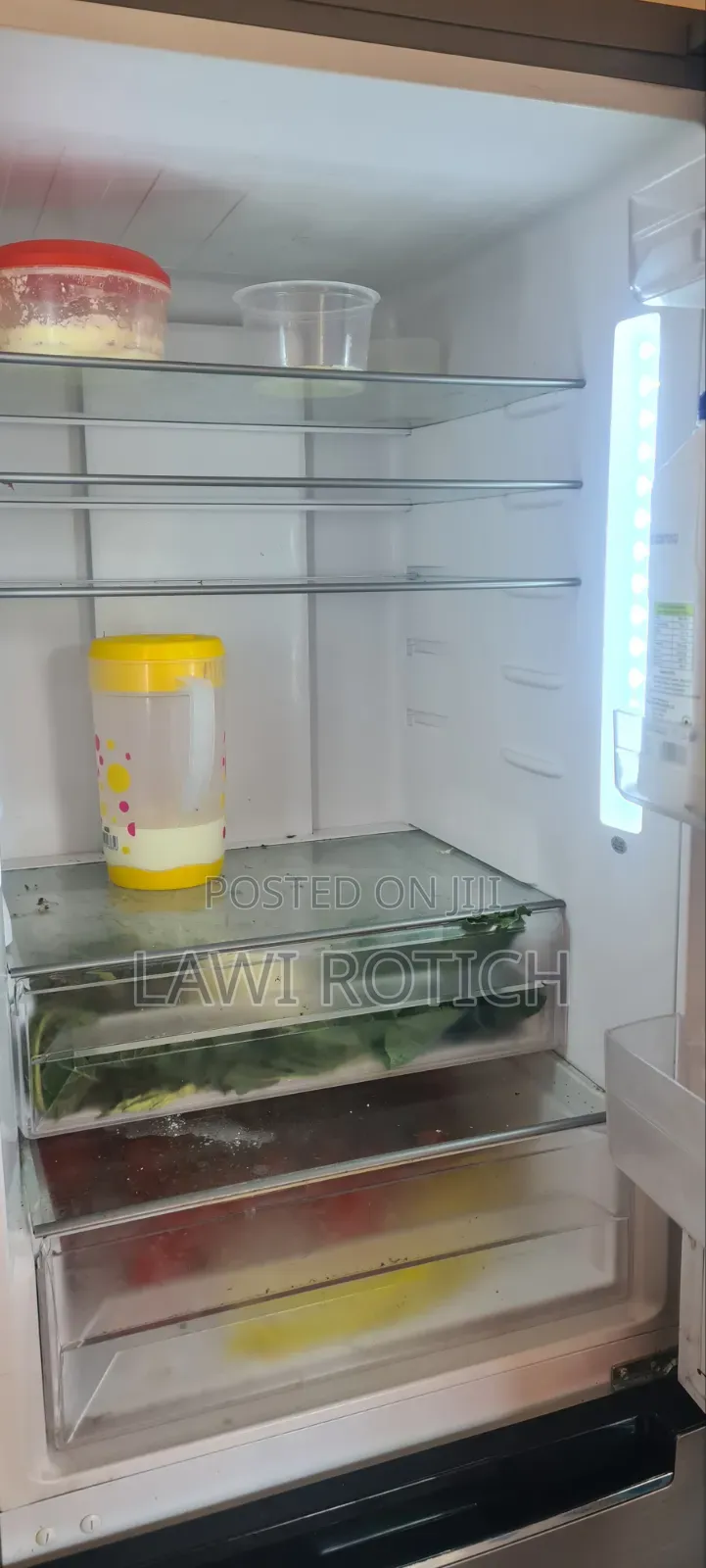 Von 317l Bottom Freezer Fridge