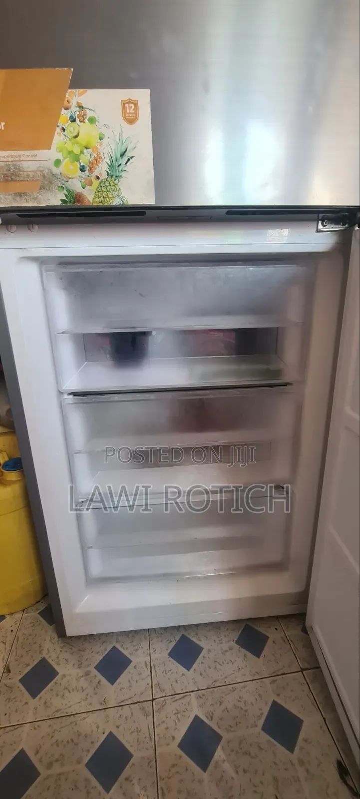 Von 317l Bottom Freezer Fridge