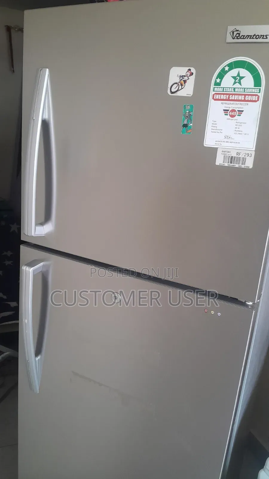 Ramtons Refrigerator RF/293