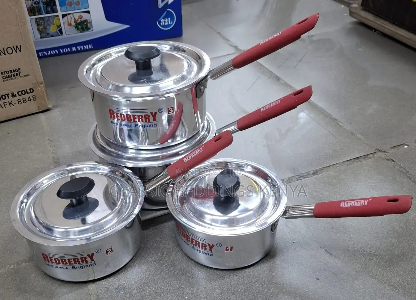 Redberry Stainless Set