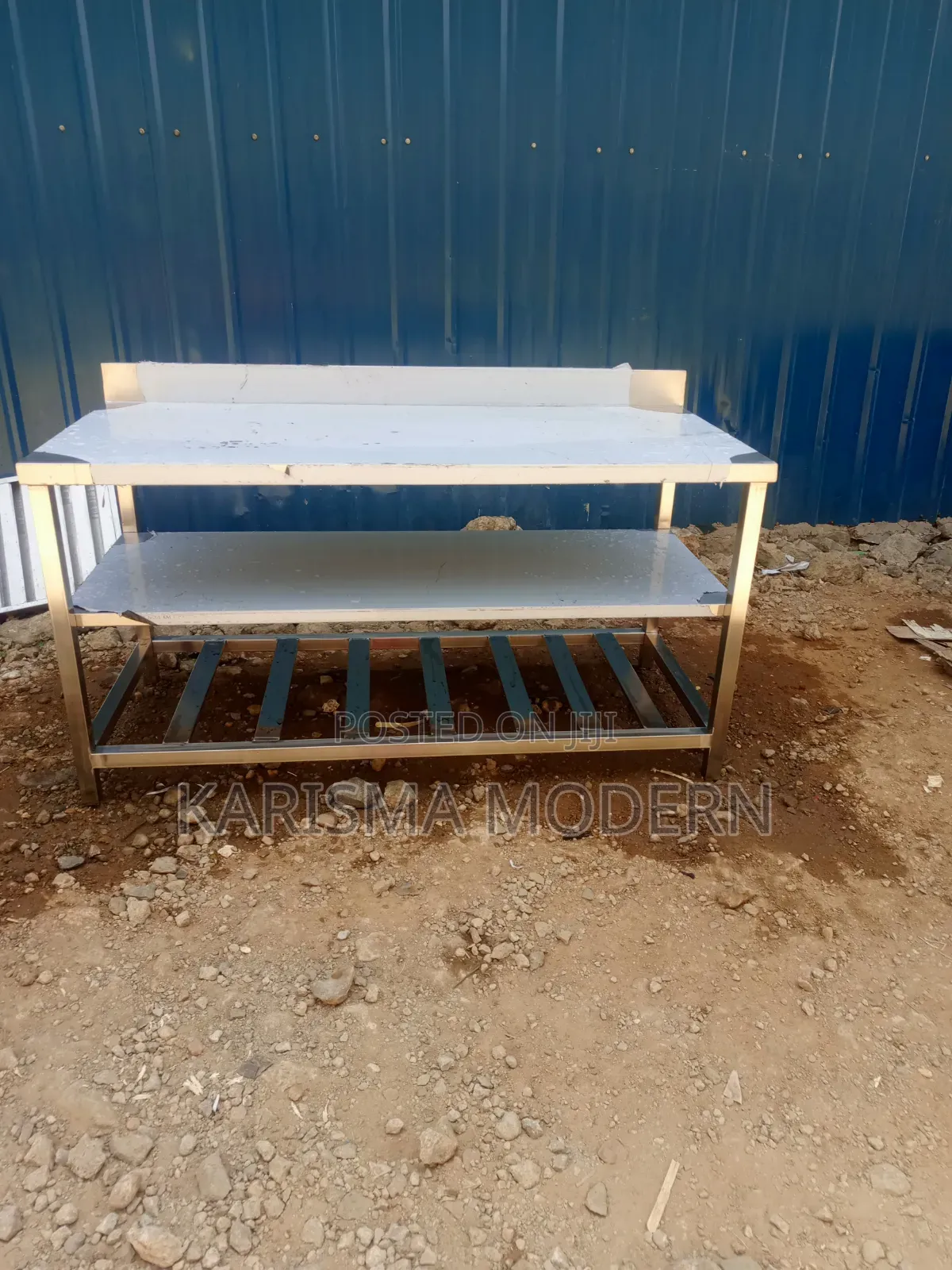 Commercial-Grade Stainless Steel Working Table