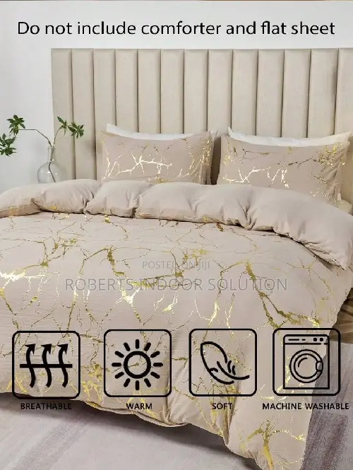 Soft Marble Duvet Cover Set