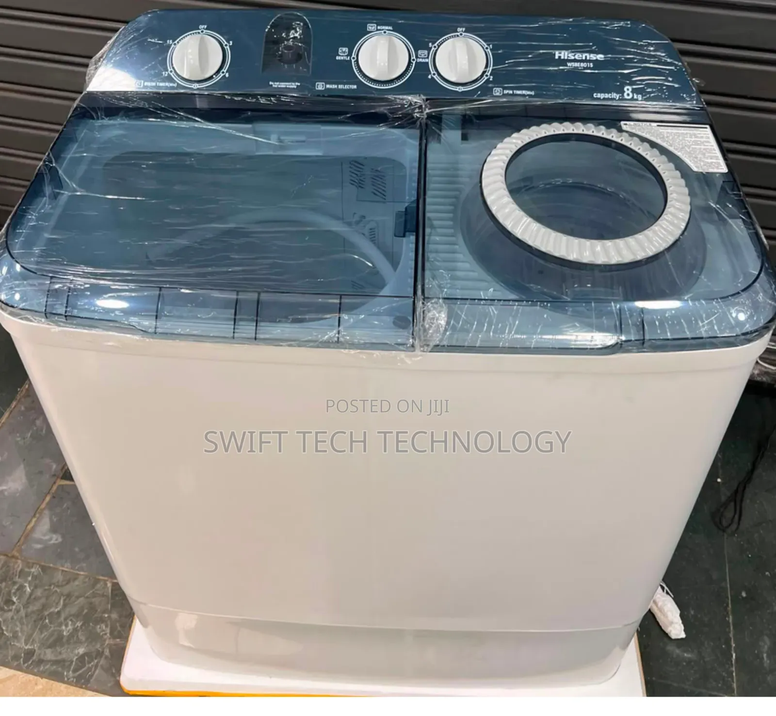 Hisense Washing Machine 11Kg Twin Tub - White (2YRs WRTY)