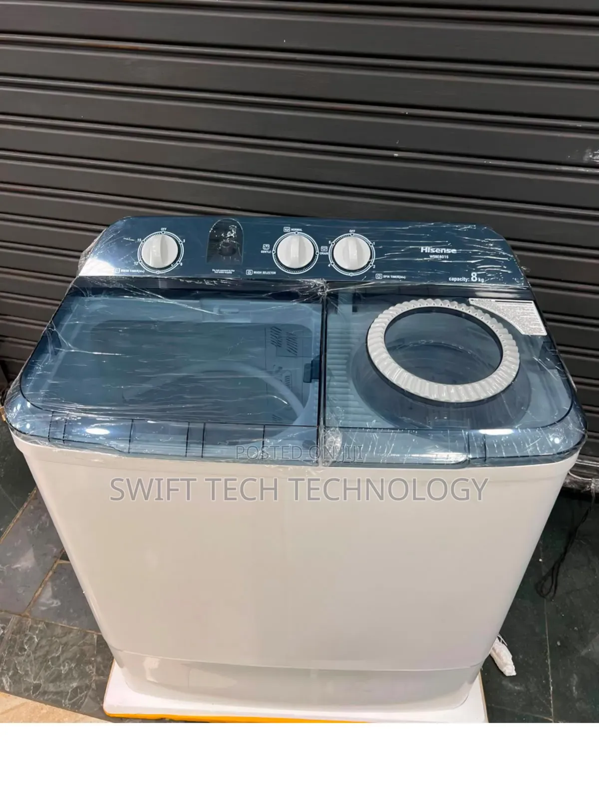 Hisense Washing Machine 11Kg Twin Tub - White (2YRs WRTY)