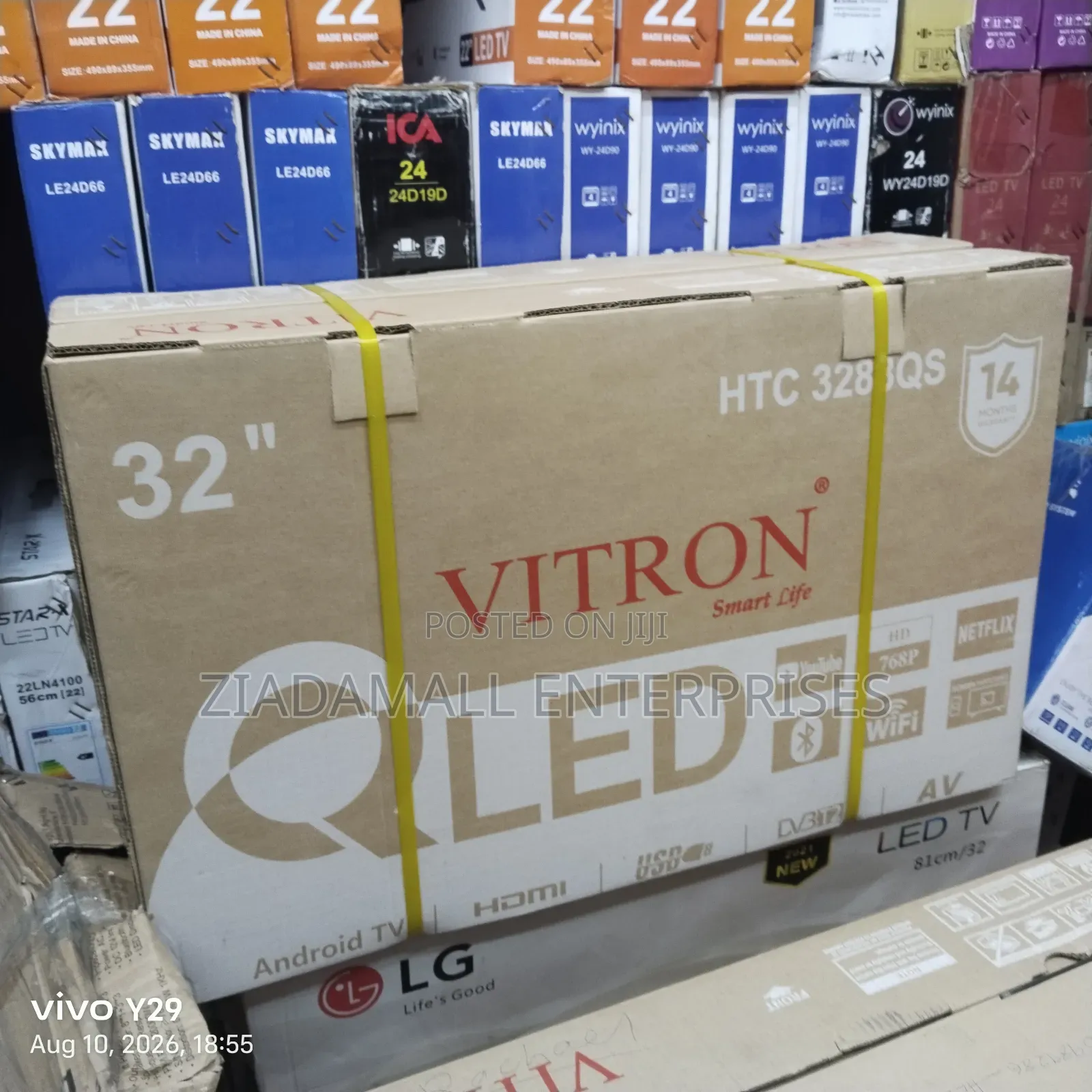 Smart Digital Vitron 32inches TV. Enabled YouTube Netflix Playstore