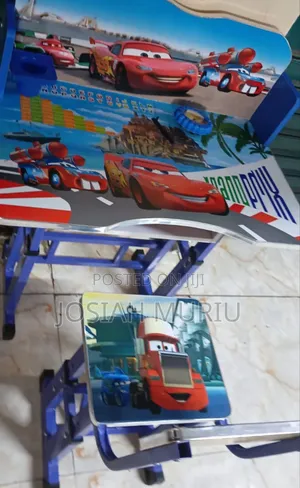 Children Car Themed Table and Chair Set