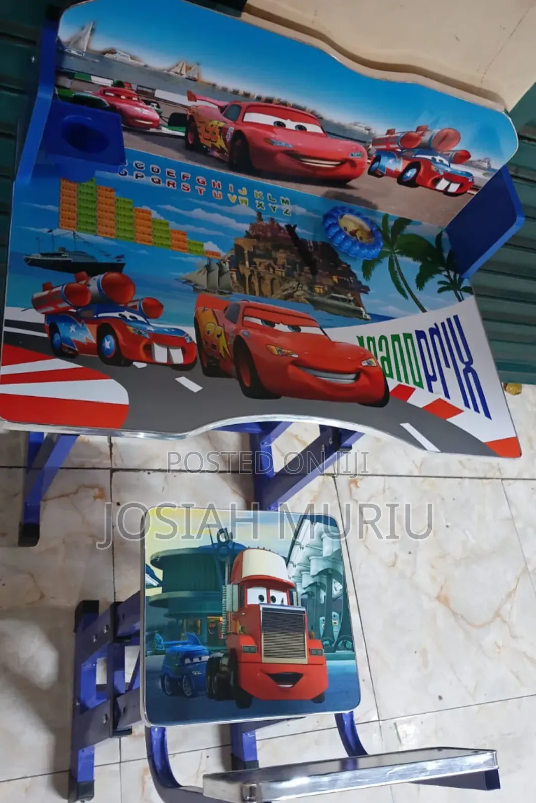 Children Car Themed Table and Chair Set