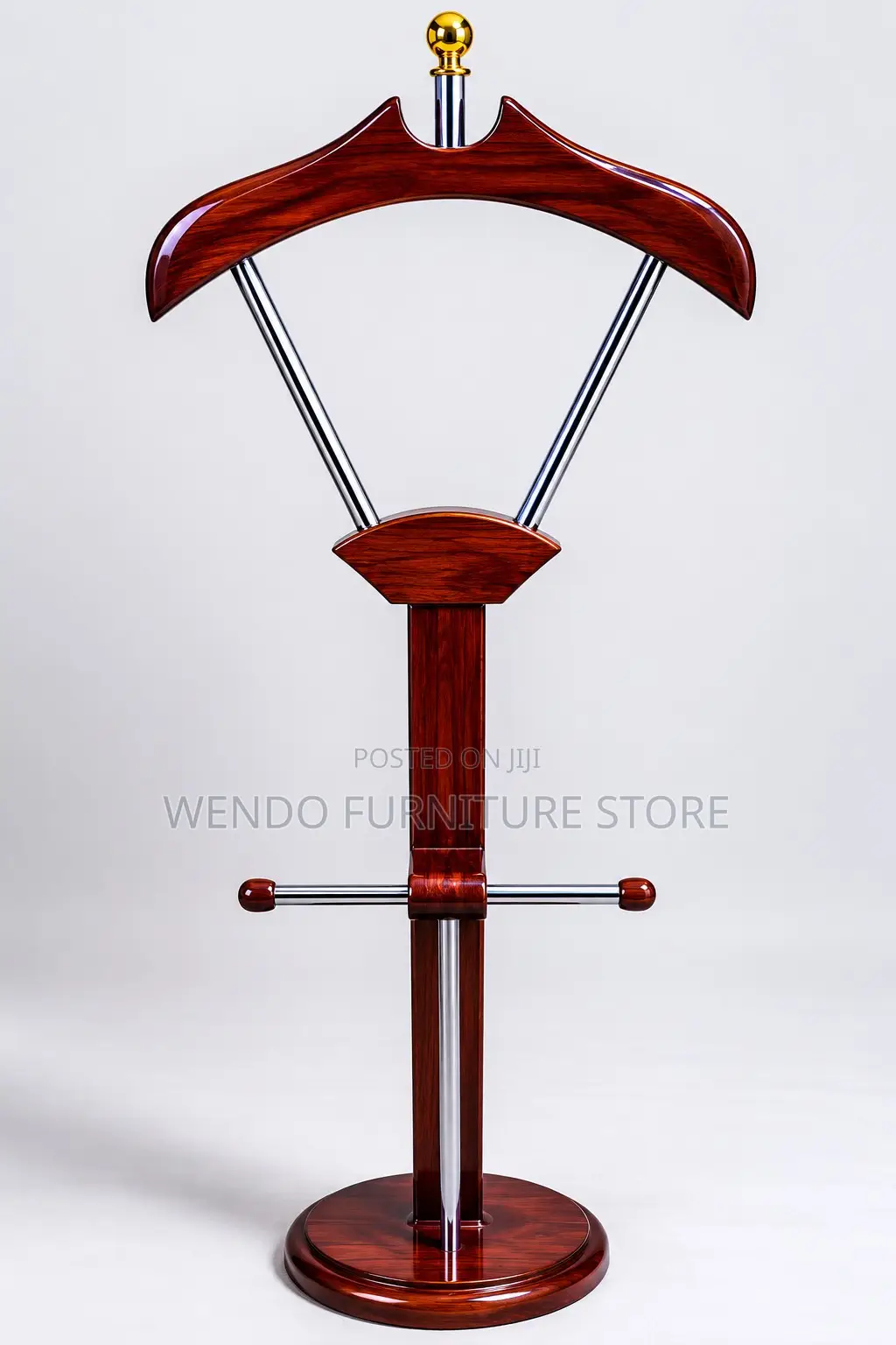 Dressers; Executive Premium Mahogany Office Coat Hangers
