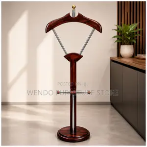 Dressers; Executive Premium Mahogany Office Coat Hangers