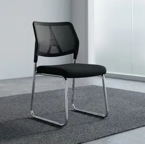 Office Chair : Cantilever Armless Mesh Reception Chair