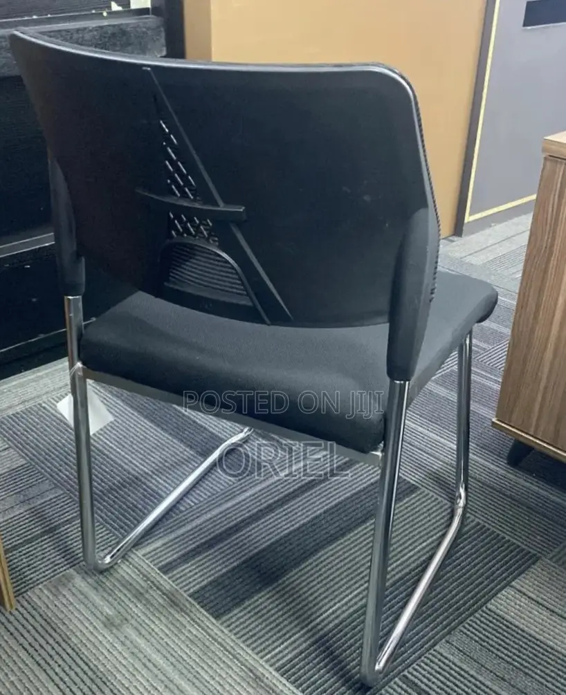 Office Chair : Cantilever Armless Mesh Reception Chair