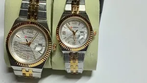 Curren Two -Toned Couple Watches