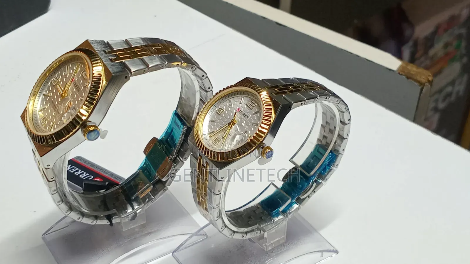 Curren Two -Toned Couple Watches