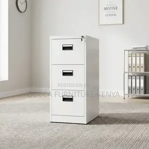 3-Drawer Metallic Document/File Cabinet