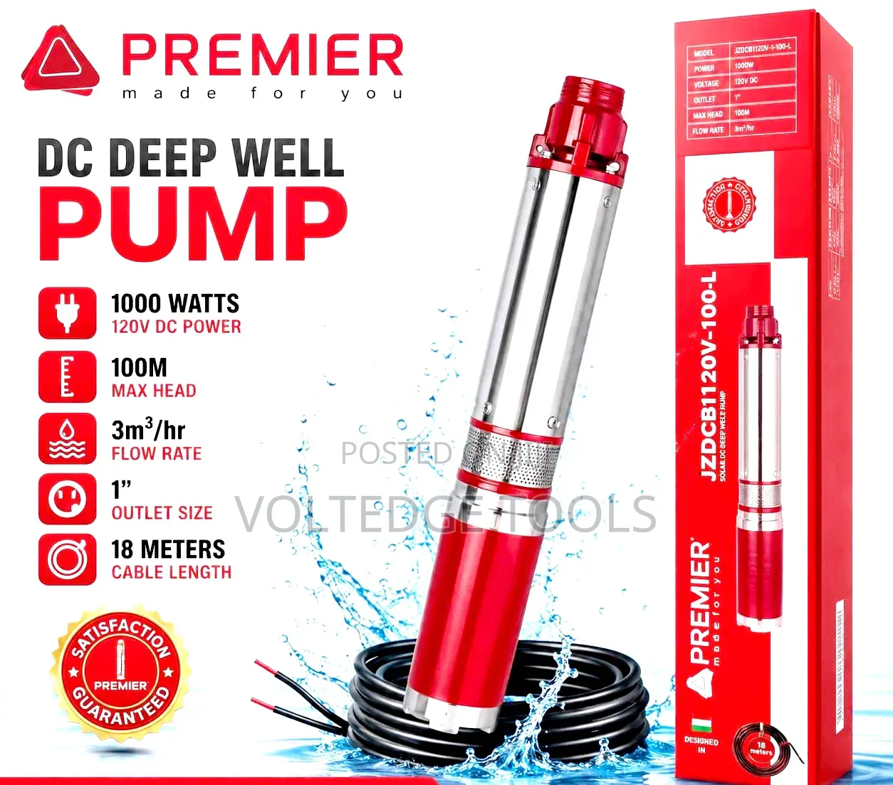 DC Deep Well Water Pump