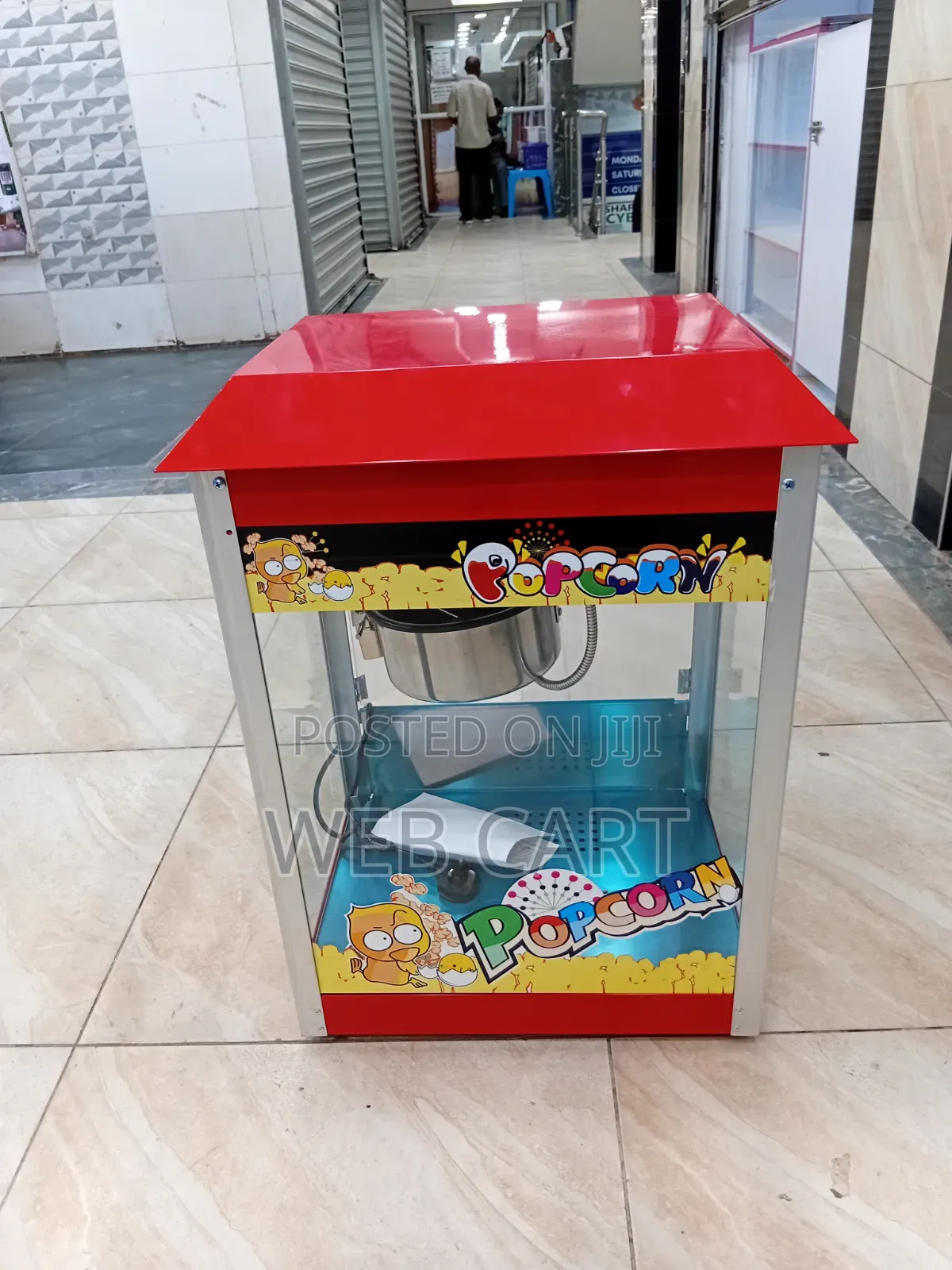 Commercial Popcorn Popper With Glass Display