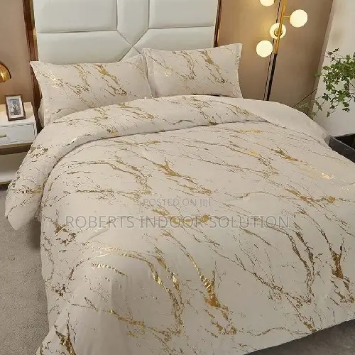 Marbled Ultra-Plush Bedding Set