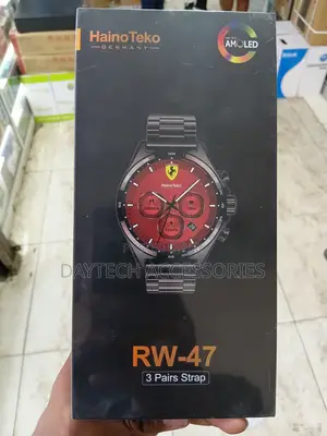 The Haino Teko RW-47 Is a Round-Faced AMOLED Smartwatch.