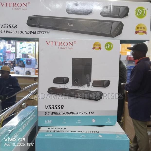 Affordable Vitron Model V535 Sound Bars. Powerful Bass
