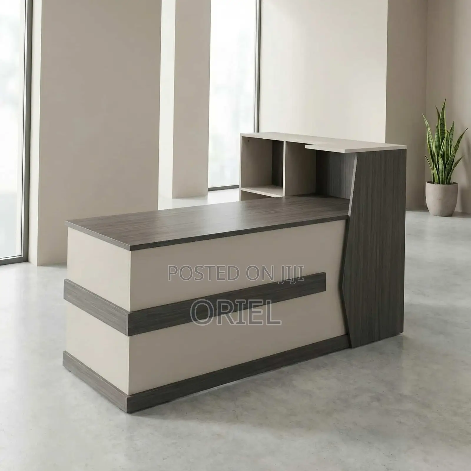 Office Reception Desk : 240CM Reception Counter Table