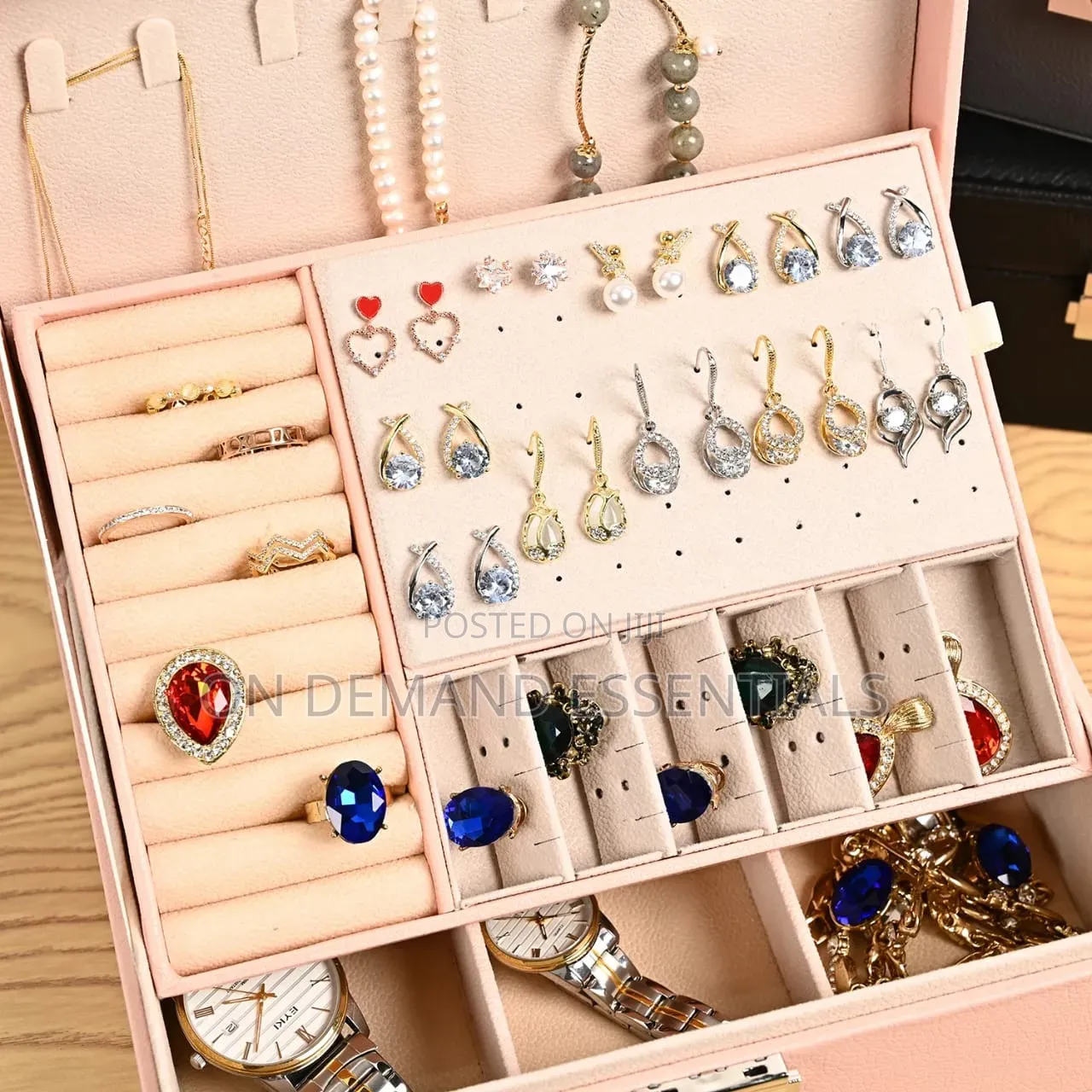 Multi-Layer Jewelry Storage Box Large Capacity Necklace