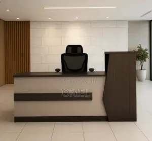 Office Reception Desk : 240CM Reception Counter Table