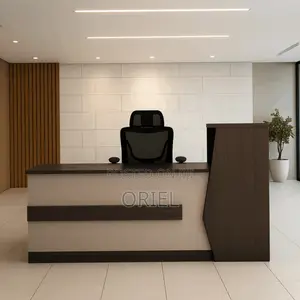 Office Reception Desk : 240CM Reception Counter Table
