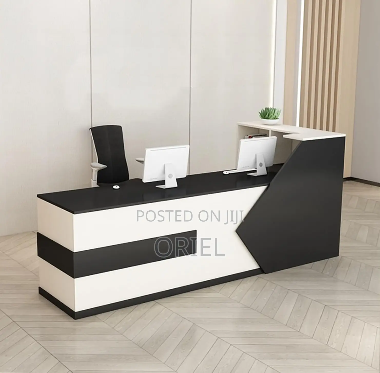 Office Reception Desk : 240CM Reception Counter Table