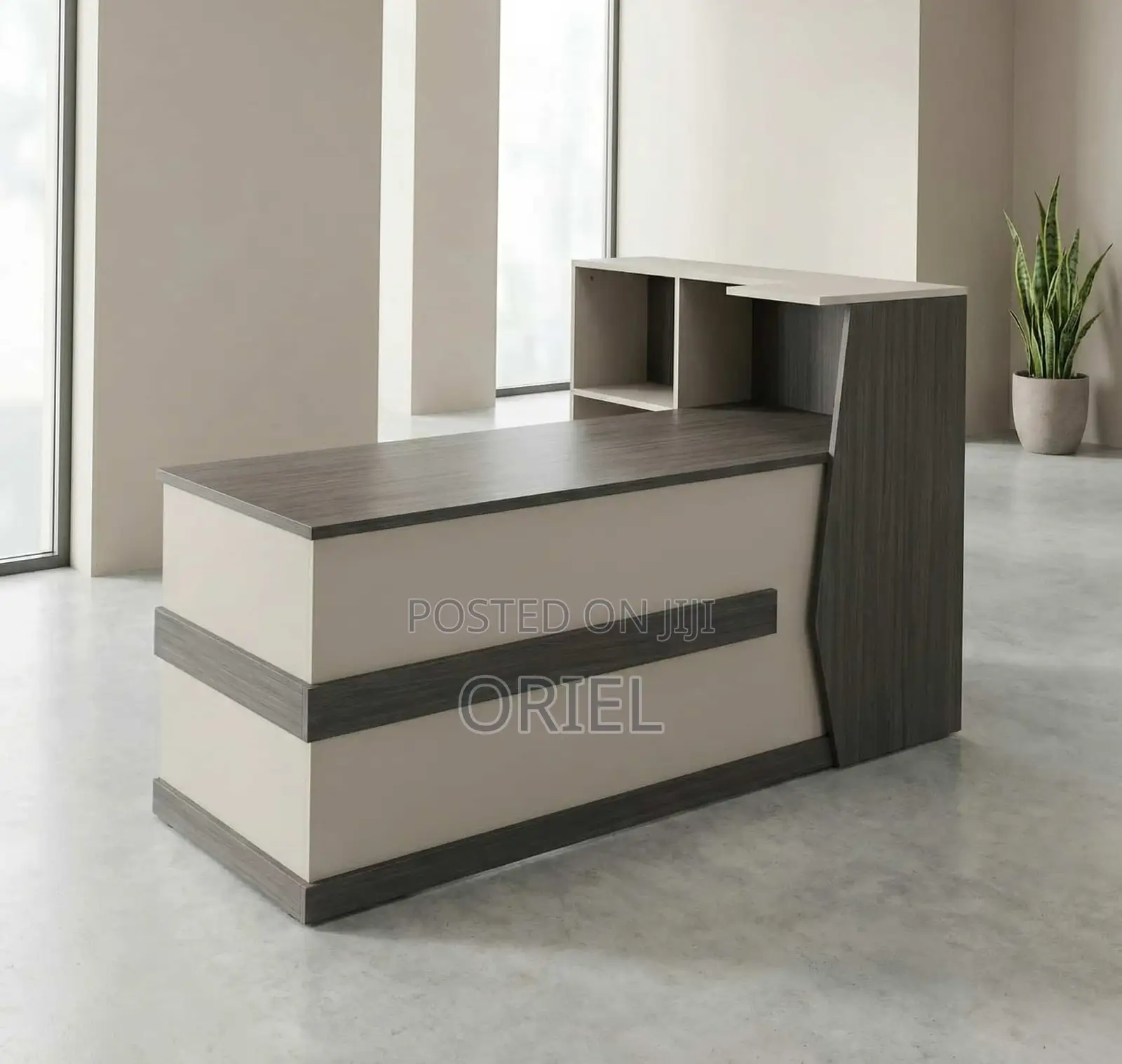 Office Reception Desk : 240CM Reception Counter Table