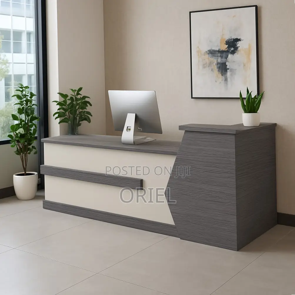 Office Reception Desk : 240CM Reception Counter Table