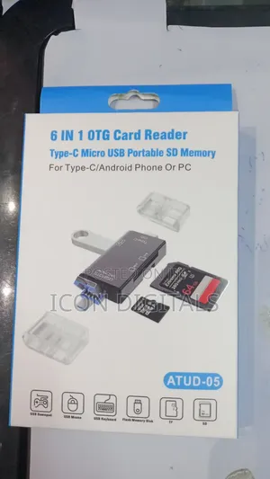 6 in 1 Otg Card Reader