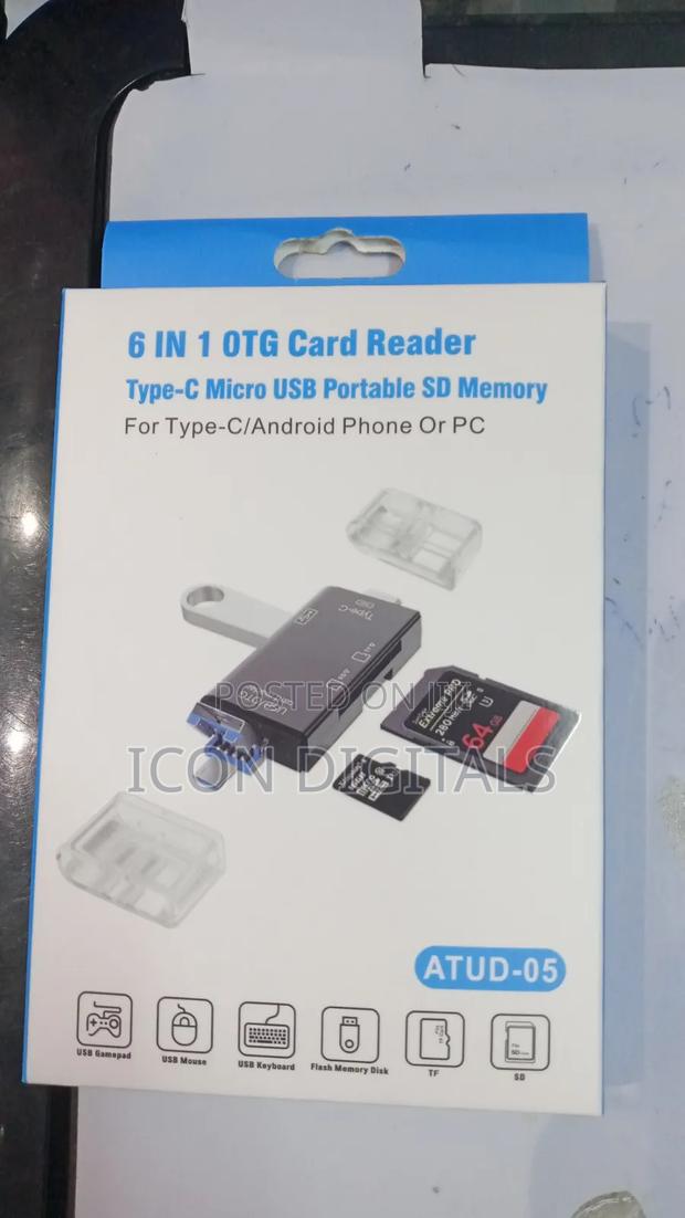 6 in 1 Otg Card Reader - main view
