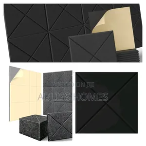 Black Polyester Sound Panels