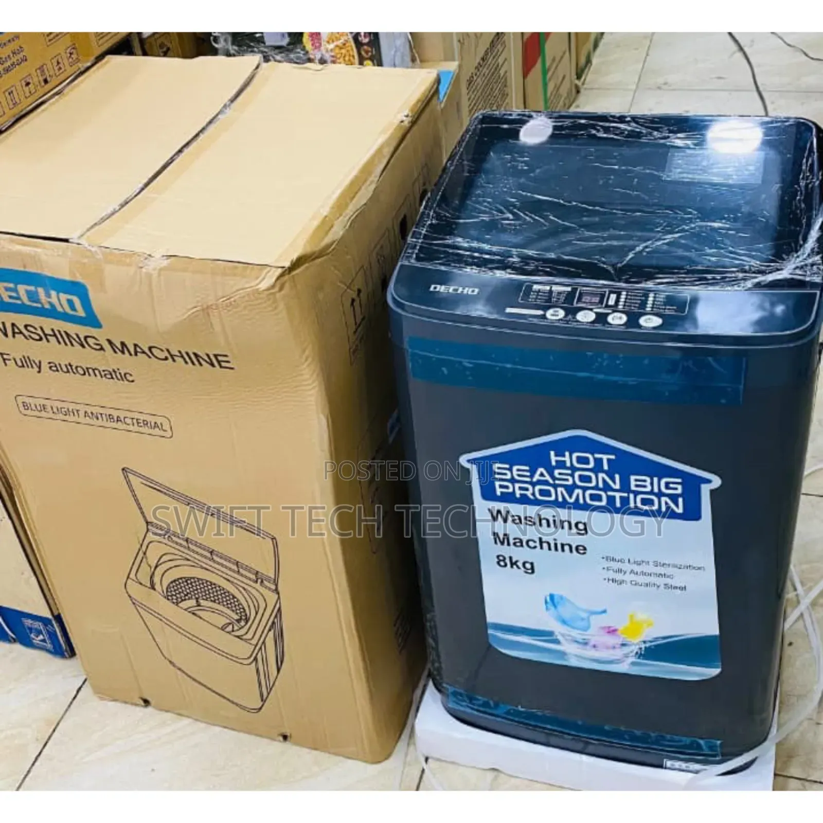 Decho 8kg Top Load Fully Automatic Washing Machine