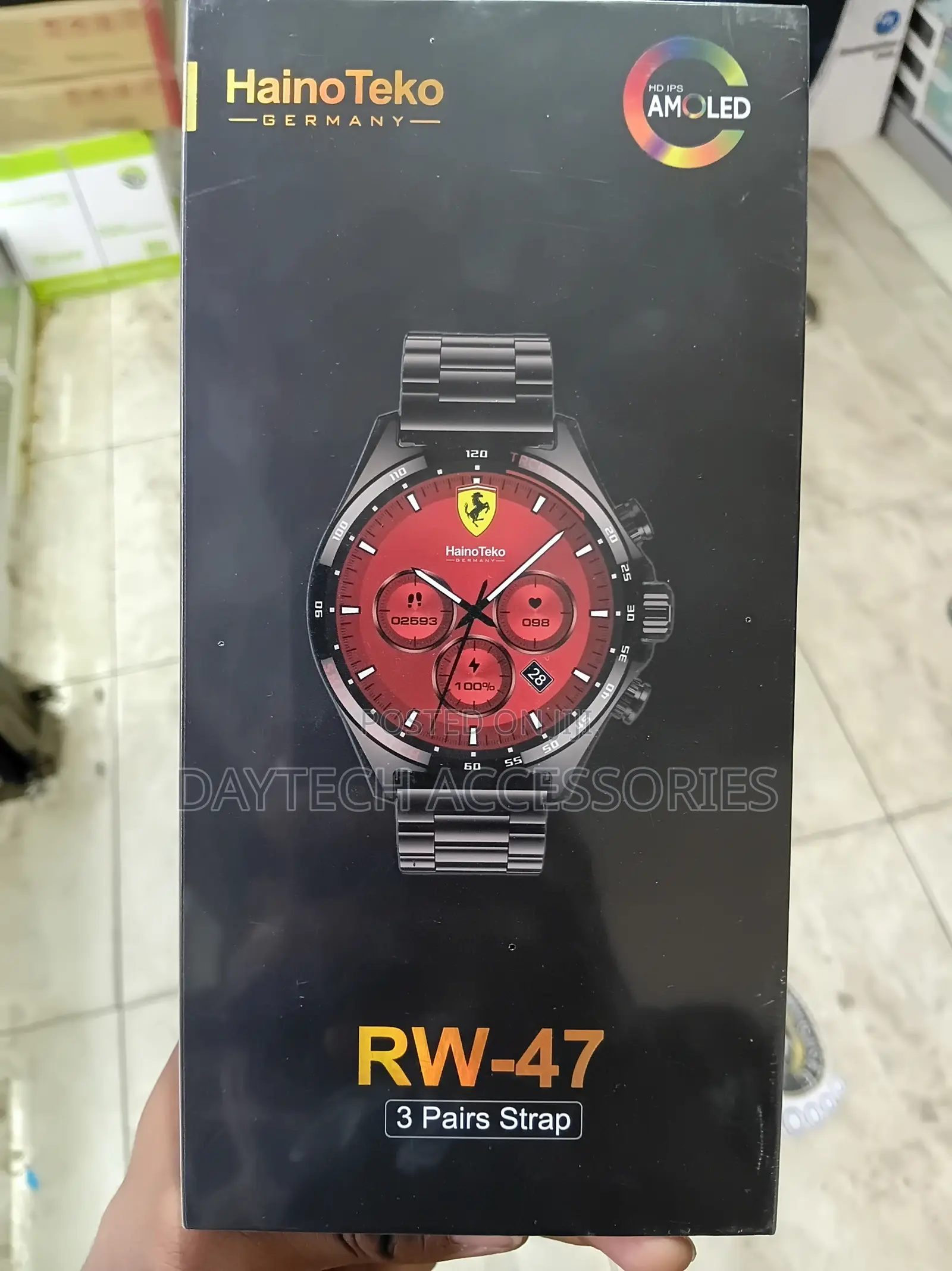 Hainoteko Rw-47 Amoled Hd Smartwatch