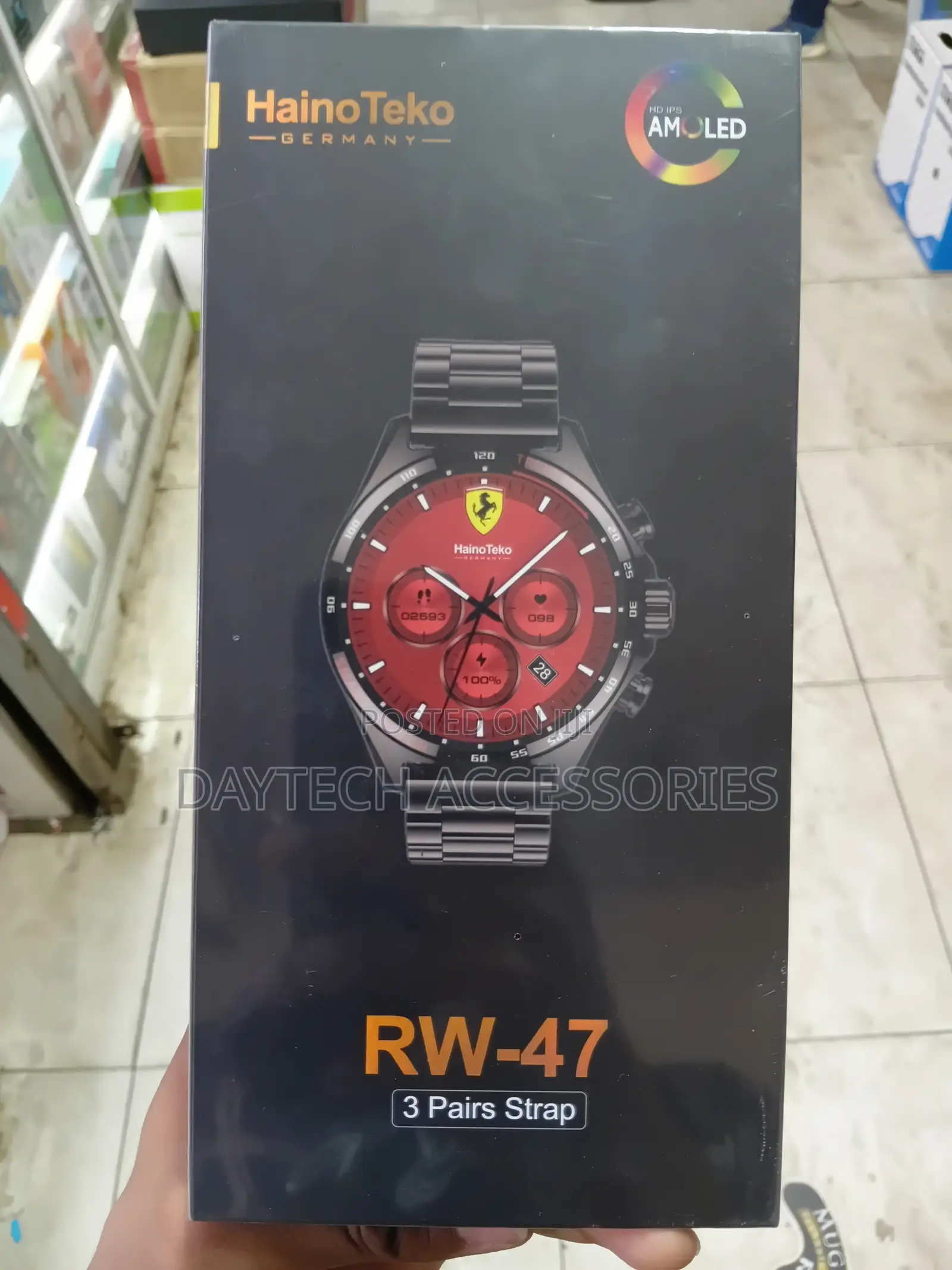 Hainoteko Rw-47 Amoled Hd Smartwatch