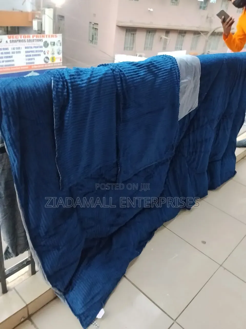 Blue Velvet Duvets Size 5by6
